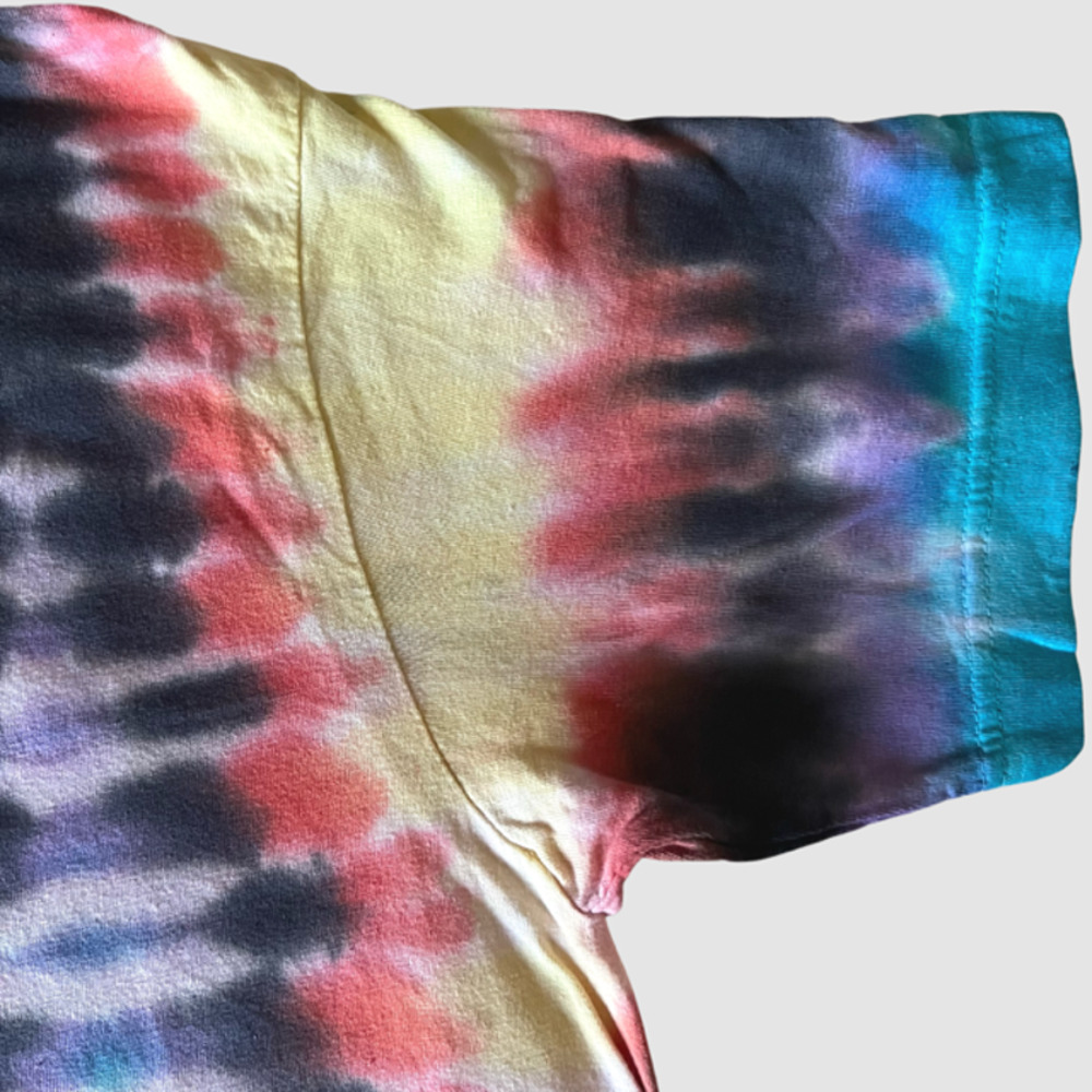 Tomcat Tie Dye Creations Men's Zig Zag Design T-Shirt Multi, NWT-Size Small - Picture 3 of 6
